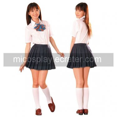 Short Sleeves Mai School Uniform Cosplay Costume