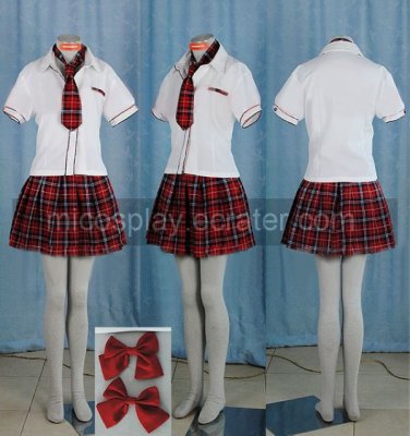 Short Sleeves Melanie School Uniform Cosplay Costume