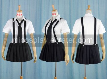 Short Sleeves Melissa black School Uniform Cosplay Costume