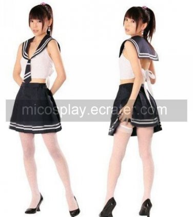 Black School Phoebe Uniform Cosplay Costume