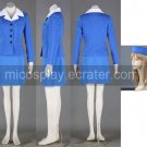 Airhostess Uniform Blue Single-Breasted Cosplay Costume