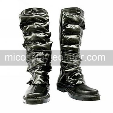 Cosplay Boots Inspired by Death Dote Matt Black