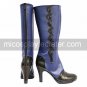 Cosplay Boots Inspired by Black Butler-Ciel First Page Blue VER. Purple High Heel