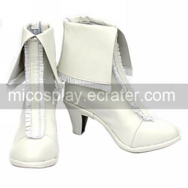 Cosplay Boots Inspired by Vocaloid Hatsune Miku White Rabbit Gown VER.