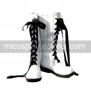 Cosplay Shoes Inspired by Black Butler Ciel White Lace-up