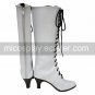 Cosplay Shoes Inspired by Black Butler Angela White High Heel Lace-Up