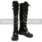 Cosplay Boots Inspired by Vocaloid Kagamine Rin Black Punk Style