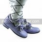 Handmade Purple PU Leather 2.5cm Flat Country Lolita Shoes