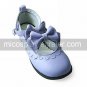 Handmade Purple PU Leather 2.5cm Flat Country Lolita Shoes