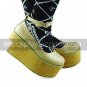 Handmade Beige PU Leather 9cm Platform Casual Lolita Shoes