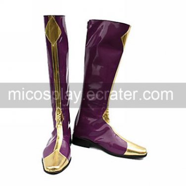 Cosplay Boots Inspired by Code Geass-Zero Dark Purple
