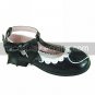 Handmade Black and White PU Leather Flat Sweet Lolita Shoes