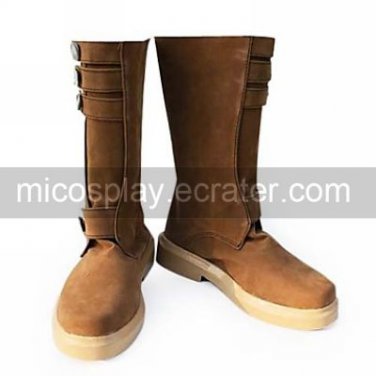 Cosplay Boots Inspired by Tekken Leo Brown
