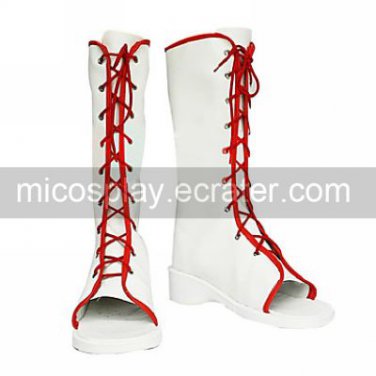 Cosplay Shoes Inspired by Naruto Haruno Sakura White