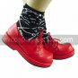 Handmade Red PU Leather 4cm Platform Sweet Lolita Shoes