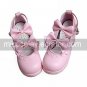 Handmade Pink PU Leather 6.3cm High Heel Sweet Lolita Shoes
