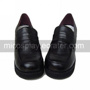 Cosplay Shoes Inspired by Neon Genesis Evangelion- Asuka Black Low-cut