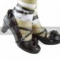 Handmade Brown PU Leather 6.3cm High Heel Classic Lolita Shoes