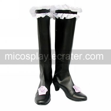 Cosplay Boots Inspired by Rozen Maiden-Suigintou Black