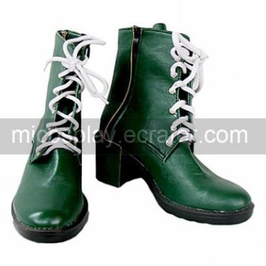 Green Lace-up Cosplay Boots Inspired by Sailor Moon Jupiter Lita Kino