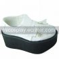 Handmade White PU Leather 9cm Platform School Lolita Shoes with Tassel