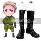 APH Hetalia Ludwig Cosplay Imitated Leather Boots