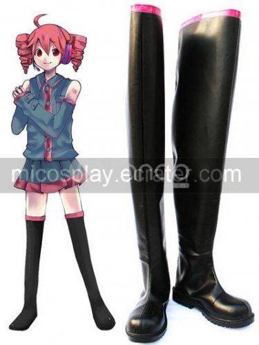 Black1 15'' Patent Leather Thigh High Cosplay Boots