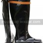 Black 1 12 Heel Chester Stoddart Ys The Oath in Felghana Faux Leather Cosplay Shoes