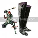 Black 1 15 Heel Castlevania Isaac Faux Leather Cosplay Shoes