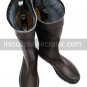 Black 1 35'' Heel Axis Powers Hetalia Faux Leather Cosplay Shoes