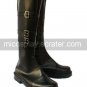Black 1 35'' Heel Faux Leather Cosplay Shoes