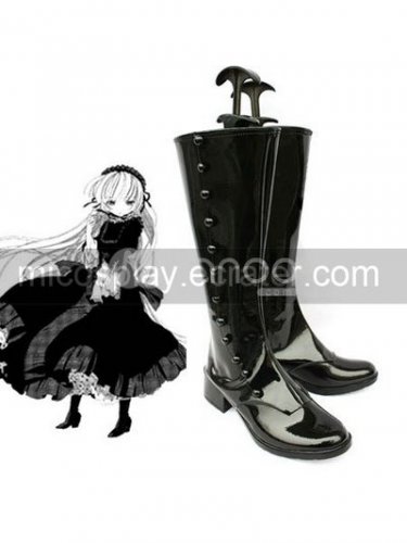 Black 2 Heel GOSICK Victoria Faux Leather Cosplay Shoes