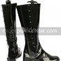 Black 2 Heel GOSICK Victoria Faux Leather Cosplay Shoes