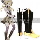 Black And Yellow Puella Magi Madoka Magica 2'' Heel Faux Leather Cosplay Shoes