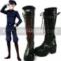 Black Axis Powers Hetalia Prussia Gilbert Beilschmidt PU Lolita Boots