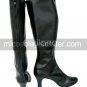 Black Cosplay Imitated Leather Boots
