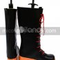 Black Faux Leather 2'' High Heel Lace-Up Platform Cosplay Shoes