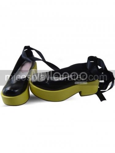 Black Maria Holic Matsurika Shinoji PU Lolita Shoes