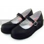 Black Neon Genesis Evangelion Ayanami Rei PU Lolita Shoes