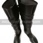 Black Reborn 2'' Heel Faux Leather Cosplay Shoes