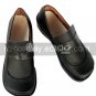 Black Students Imitated Leather Rubber Cosplay Shoes