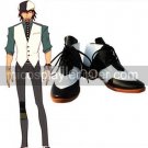 Black White 2 Heel TIGER & BUNNY Wild Tiger Faux Leather Cosplay Shoes