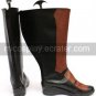 Bleach Brown And Black Faux Leather 1 45'' High Heel Cosplay Shoes