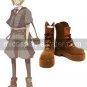 Brown APH 2'' Heel Faux Leather Cosplay Shoes