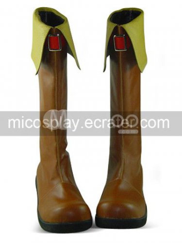 Brown Round Toe The Legend of Zelda Link PU Lolita Boots
