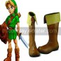 Brown Round Toe The Legend of Zelda Link PU Lolita Boots
