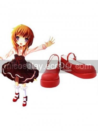 Coffee 1 15 Heel Umineko no Naku Koro ni Faux Leather Cosplay Shoes