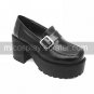 3 Chunky Heel Black PU Lolita Shoes