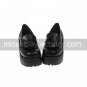 3 Chunky Heel Platform Black PU Lolita Shoes