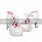 3 Cone Heel PU Lolita Shoes with Ribbon